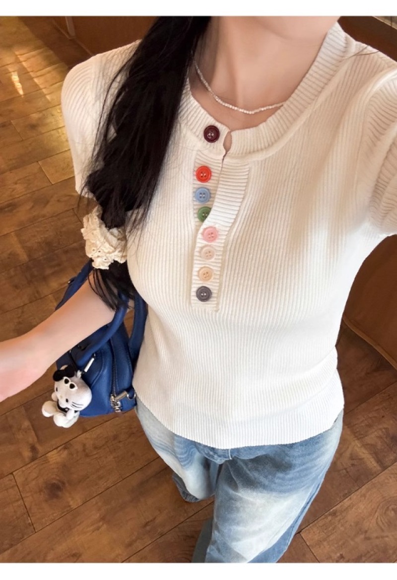 ボタン半袖Tシャツ | 詳細画像19
