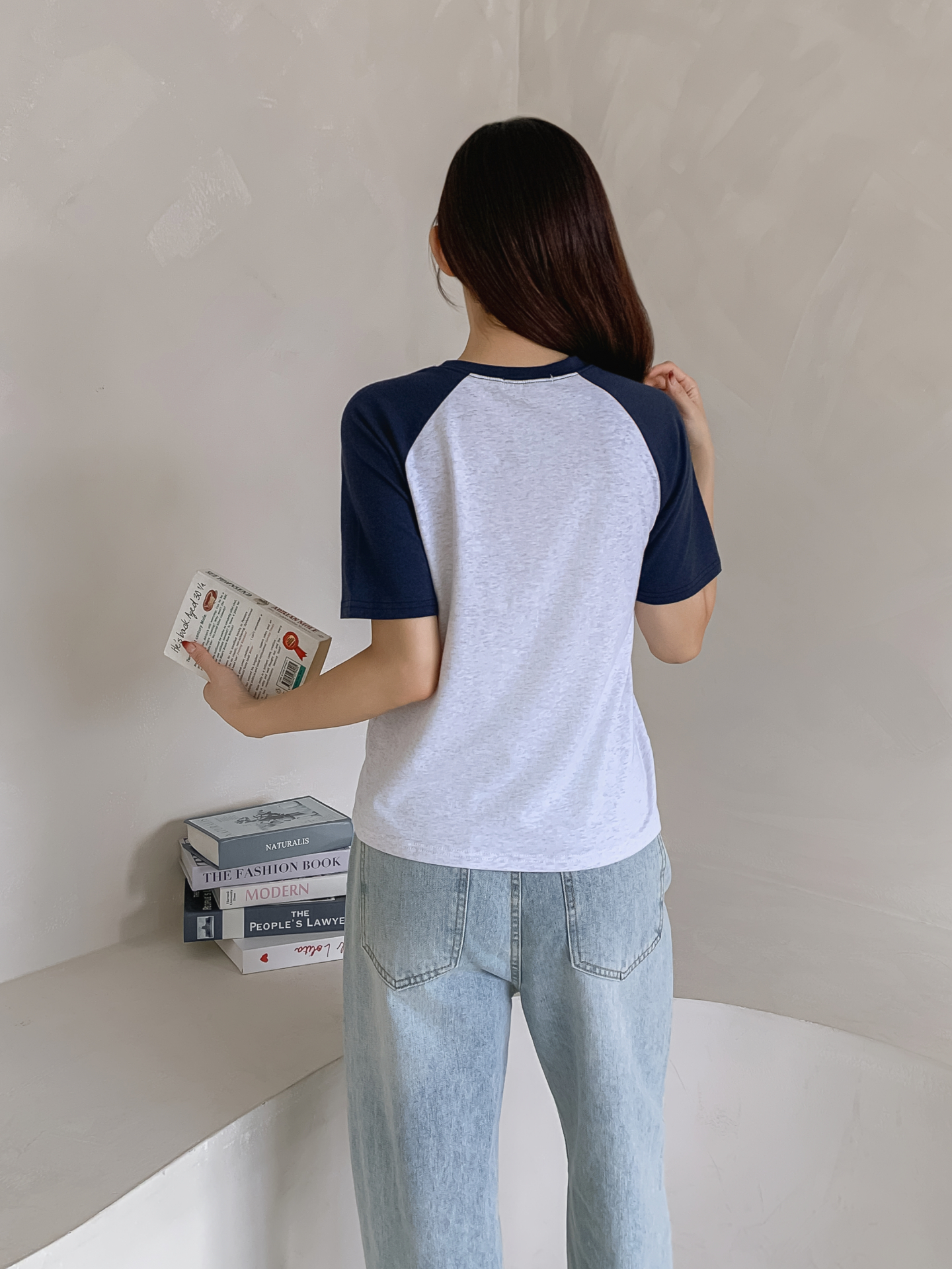 ラウンドネックラグラン半袖ロゴTシャツ | 詳細画像18