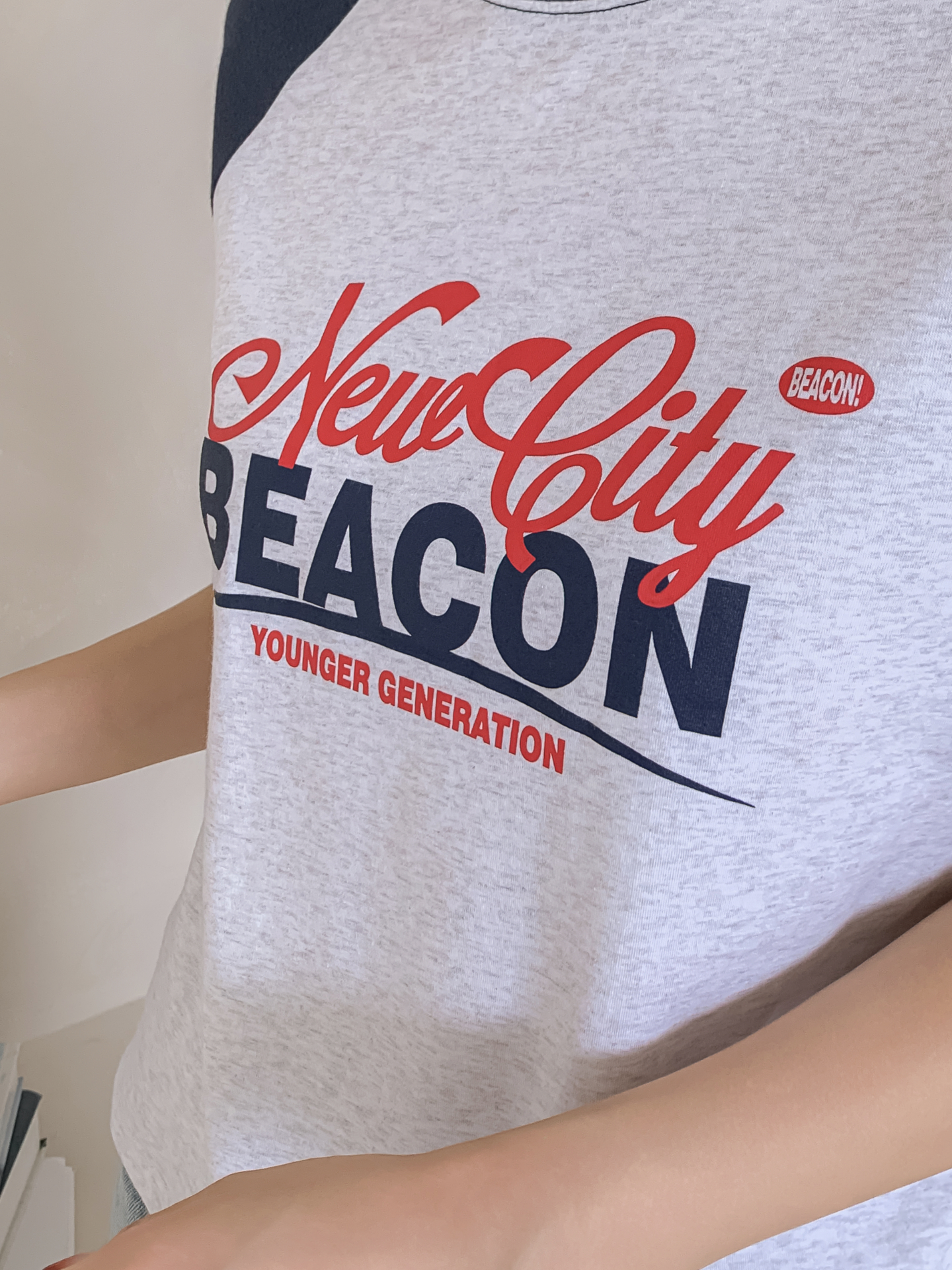 ラウンドネックラグラン半袖ロゴTシャツ | 詳細画像23