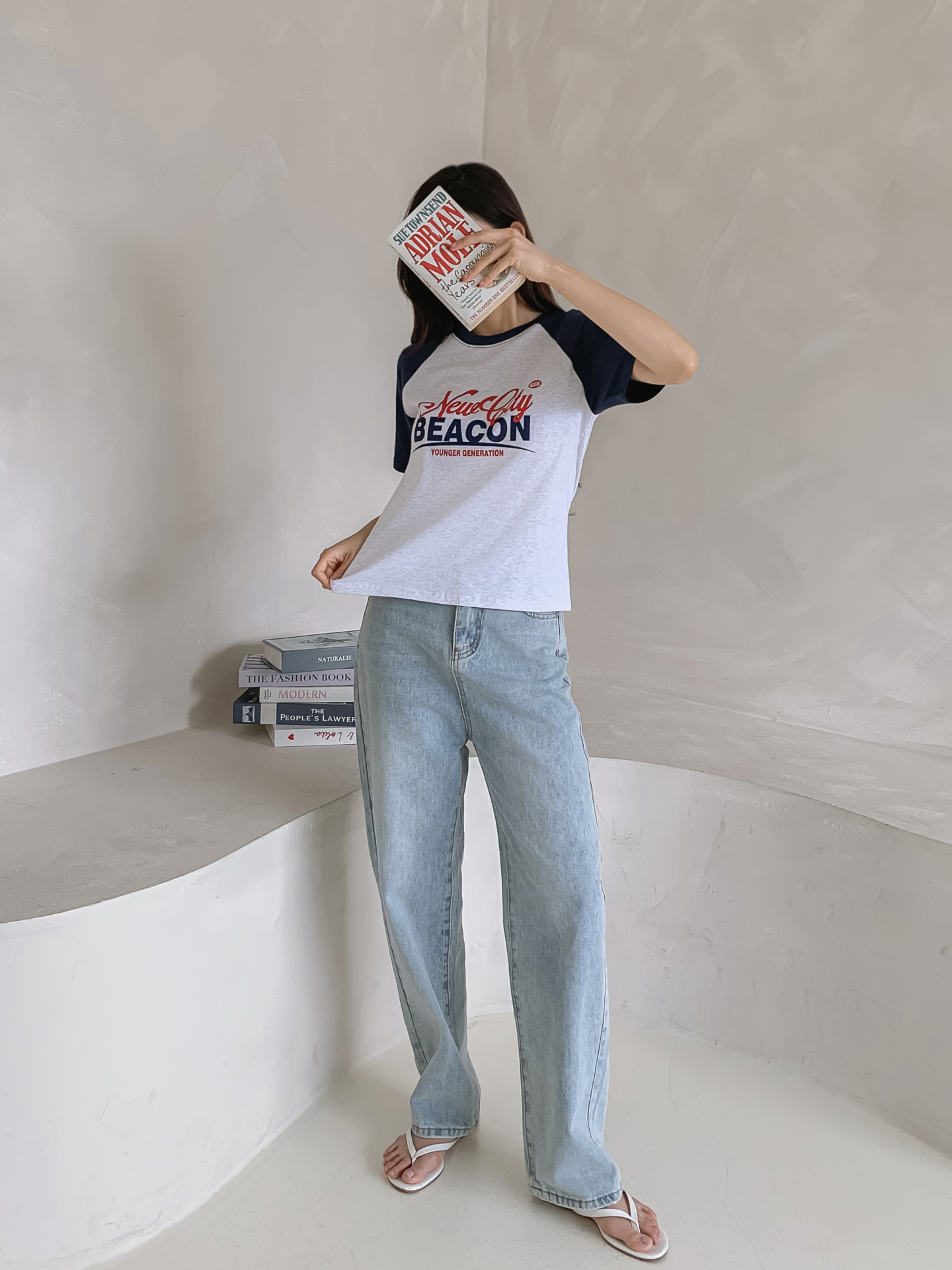 ラウンドネックラグラン半袖ロゴTシャツ | 詳細画像21
