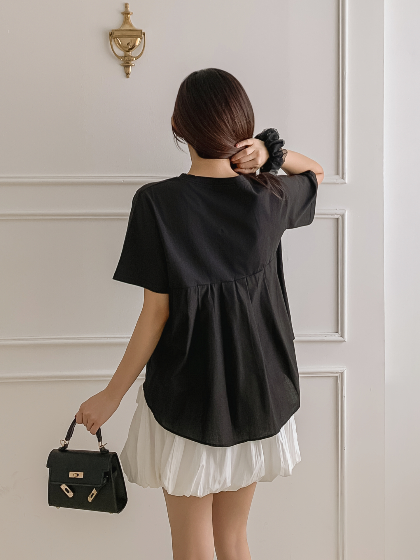コットンラウンドネック半袖Tシャツ | 詳細画像23