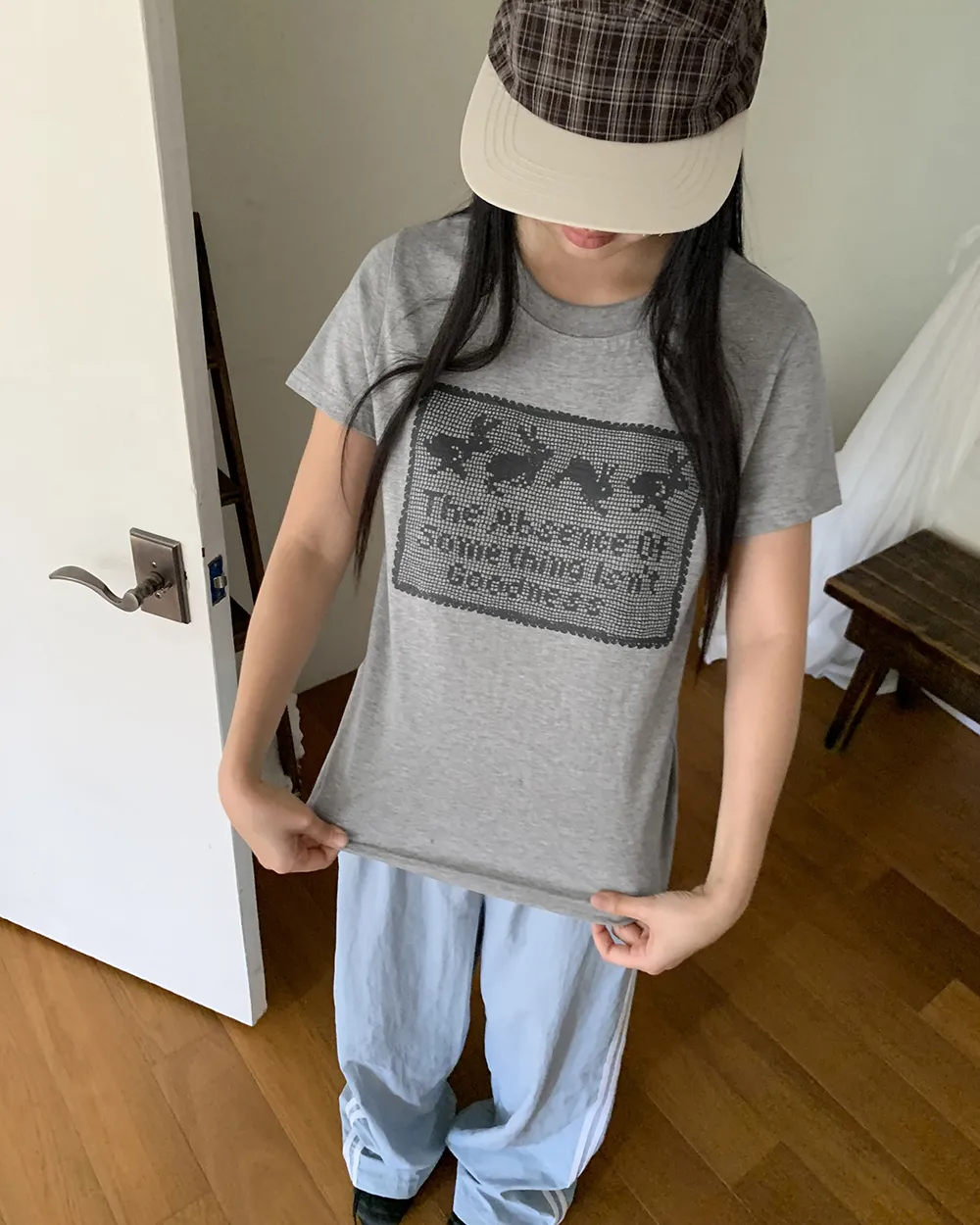 ラウンドネックプリントTシャツ | WONDERWONDER | 詳細画像3