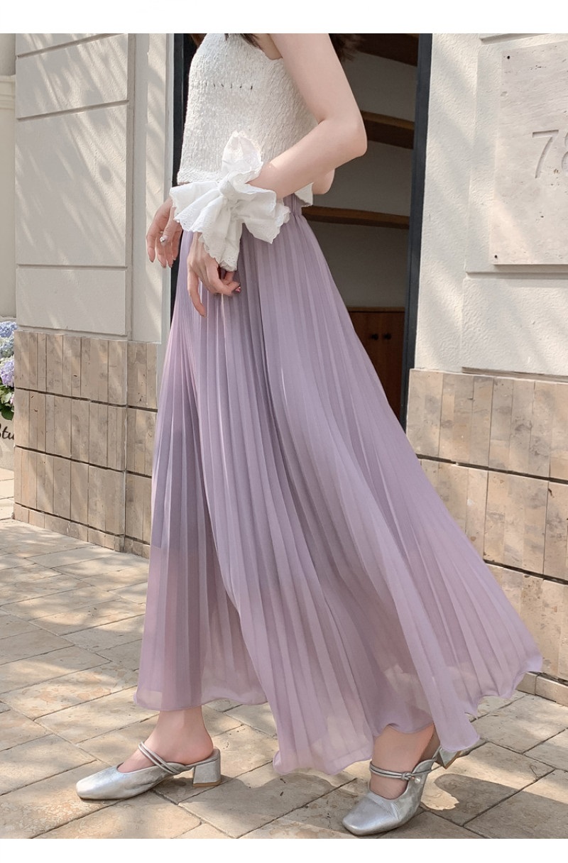 シフォンプリーツロングスカート | 詳細画像6