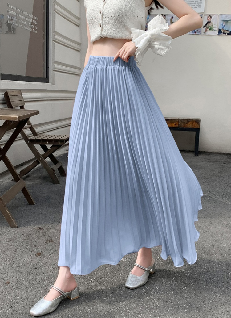 シフォンプリーツロングスカート | レディースファッション通販 - DHOLIC