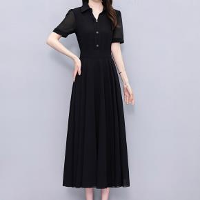 シースルー配色リボンマーメイドワンピース | レディース