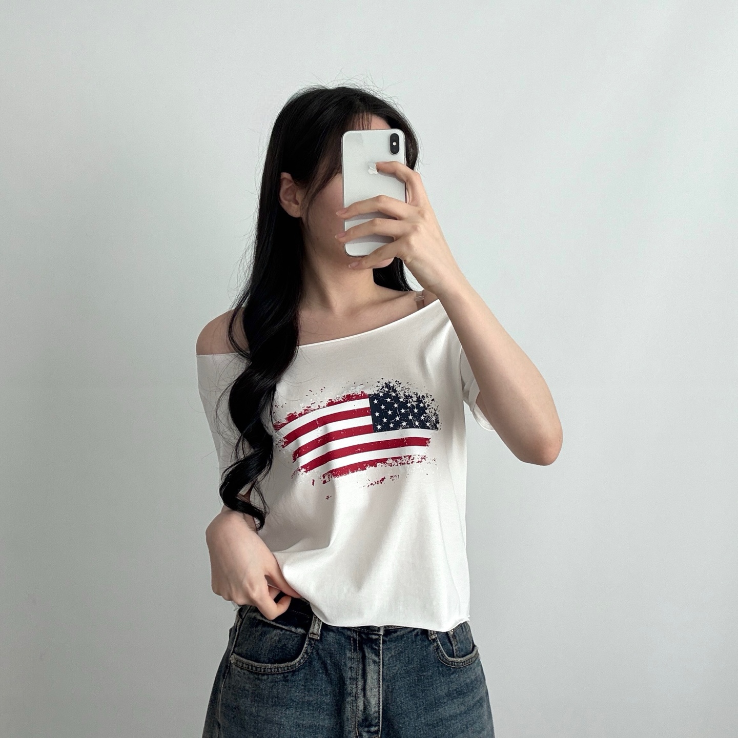 ボートネックプリントTシャツ | 詳細画像10