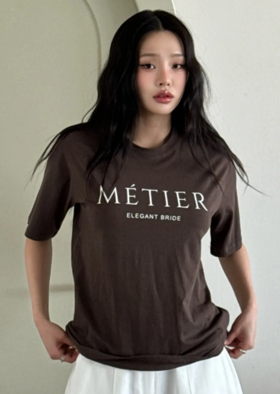 ラウンドネックプリントTシャツ | 詳細画像1