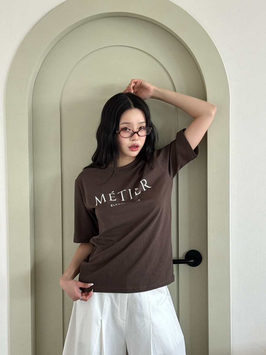 ラウンドネックプリントTシャツ | 詳細画像2