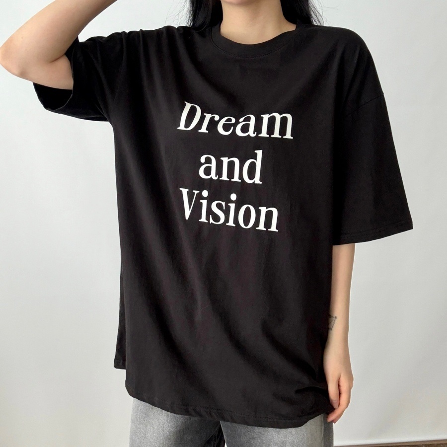 ラウンドネックオーバーサイズプリントTシャツ | 詳細画像3