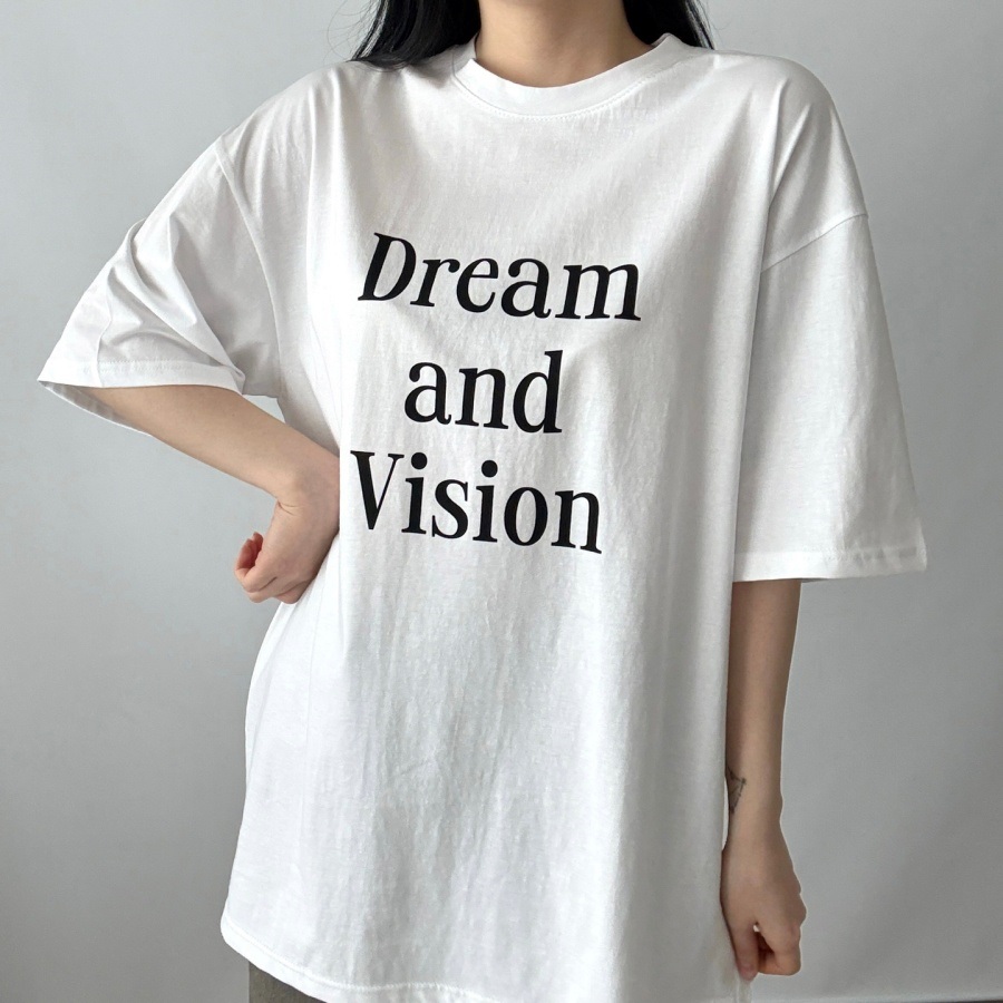 ラウンドネックオーバーサイズプリントTシャツ | 詳細画像6