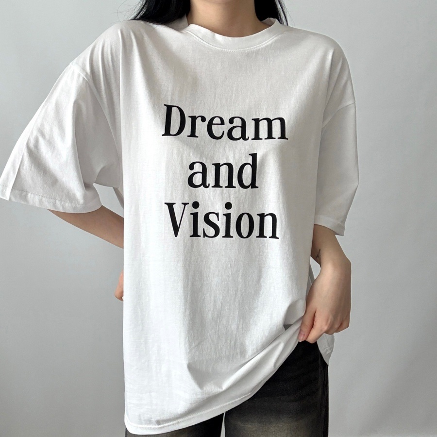 ラウンドネックオーバーサイズプリントTシャツ | 詳細画像8
