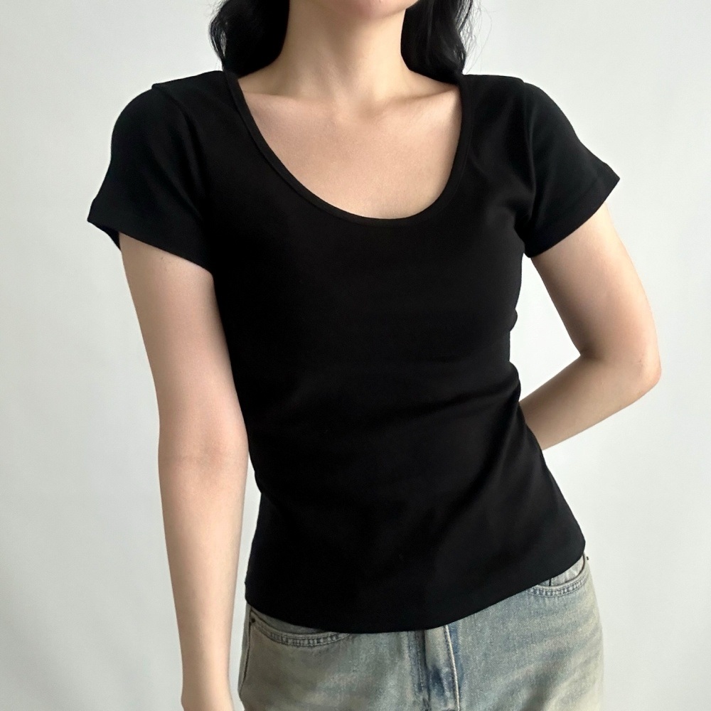 UネックスリムTシャツ | 詳細画像9