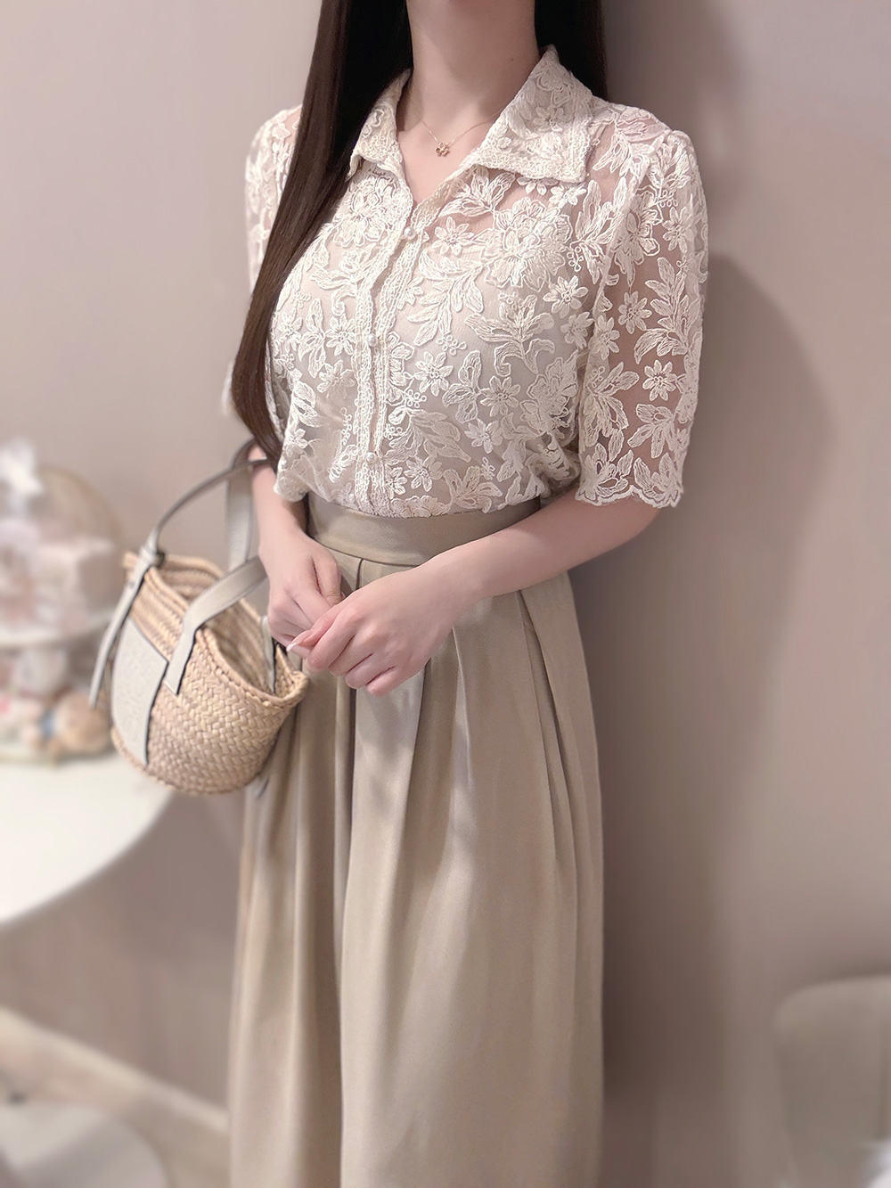 ウエストタックフレアスカート | 詳細画像4