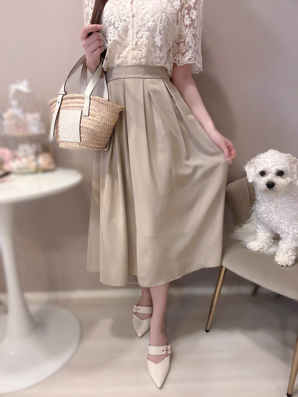 ウエストタックフレアスカート | 詳細画像8