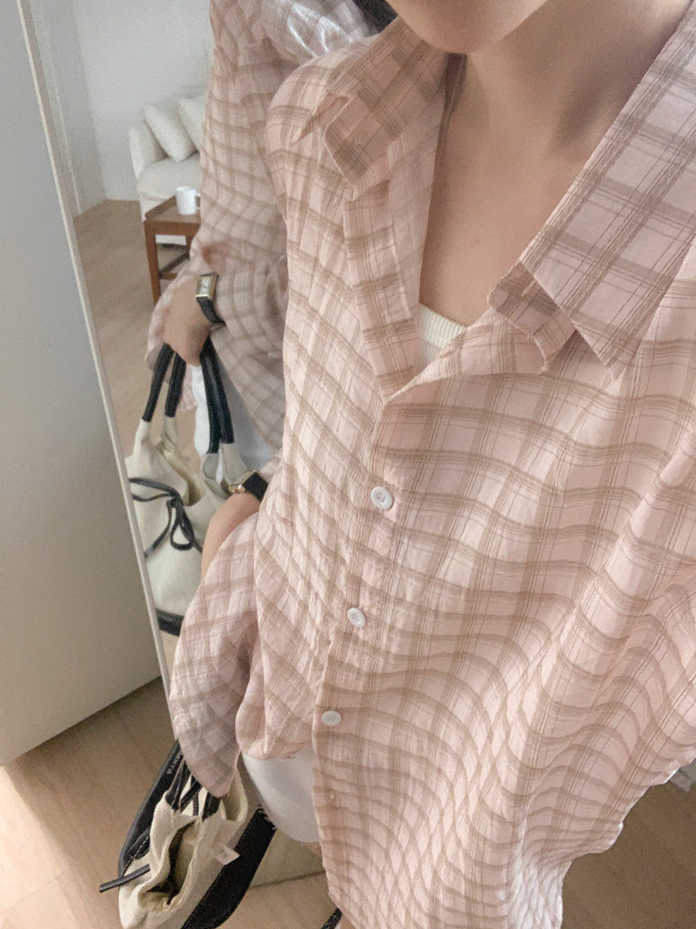 ルーズ長袖夏シャツ | 詳細画像8