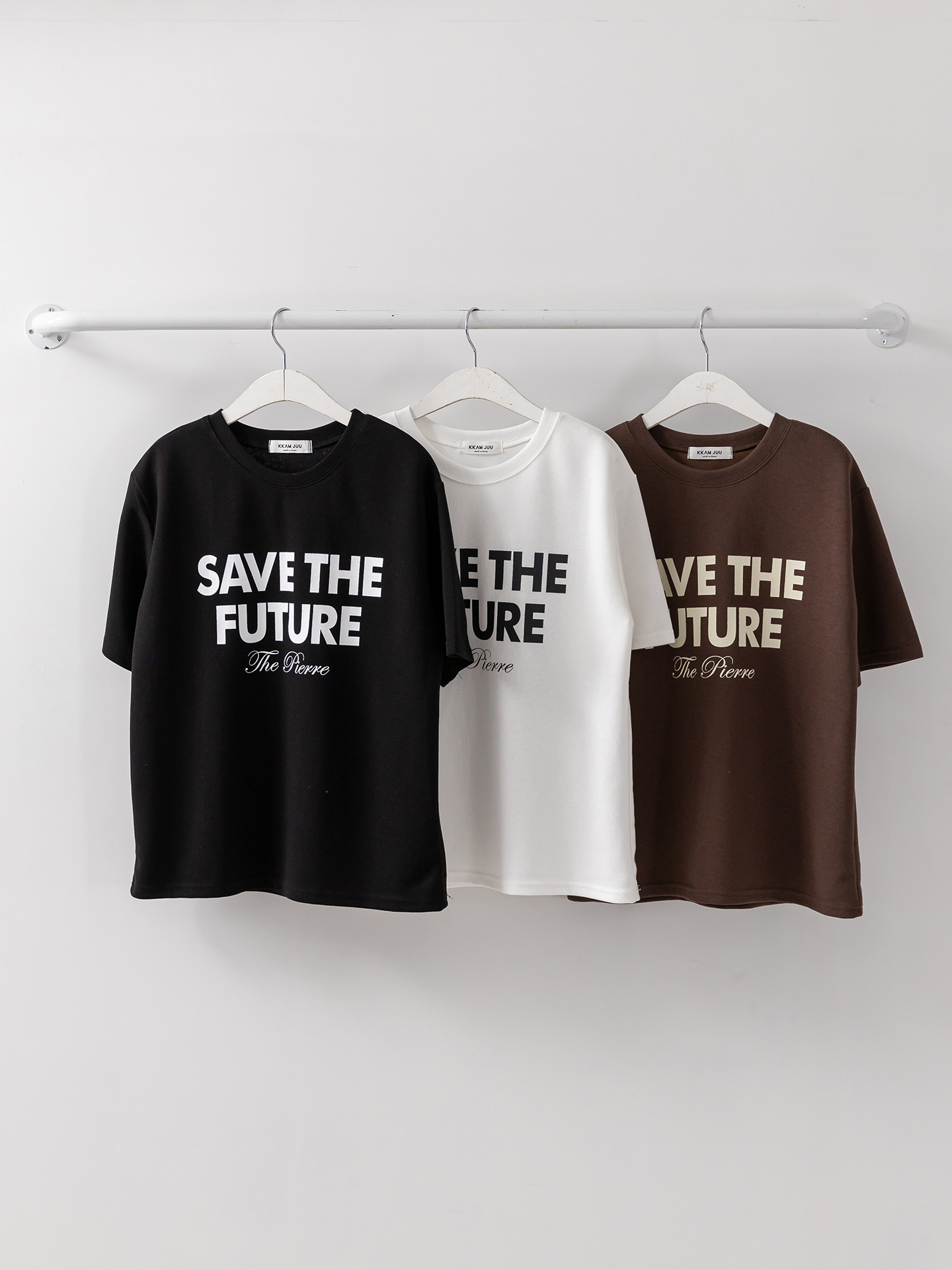ラウンドネック半袖レタリングTシャツ | 詳細画像32