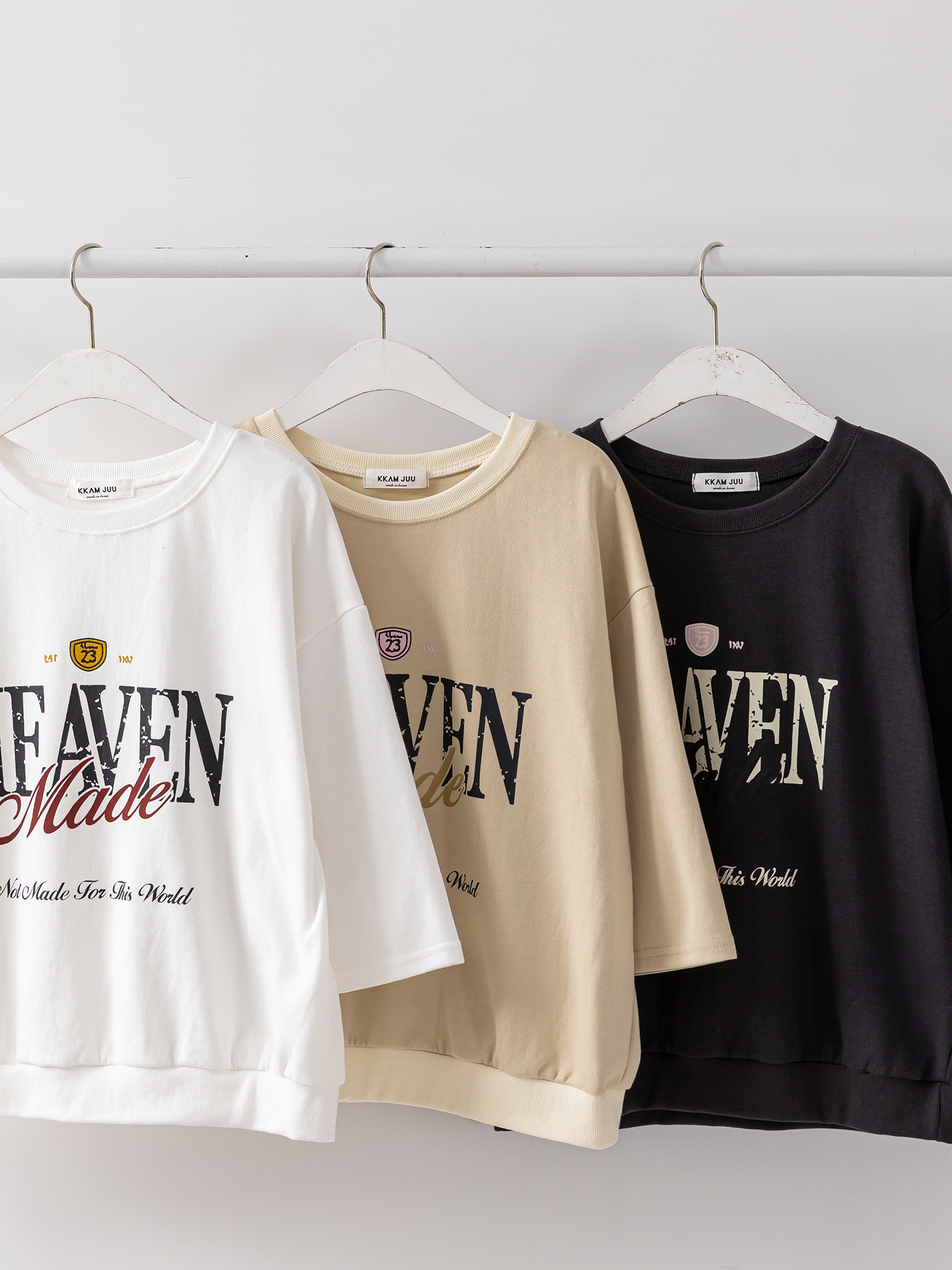 ラウンドネック半袖ロゴTシャツ | 詳細画像3
