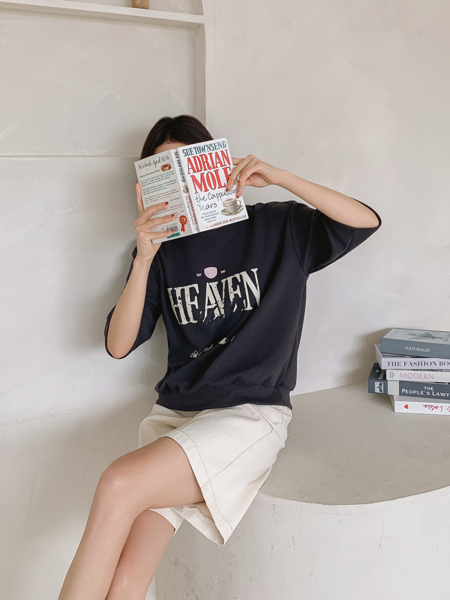 ラウンドネック半袖ロゴTシャツ | 詳細画像13