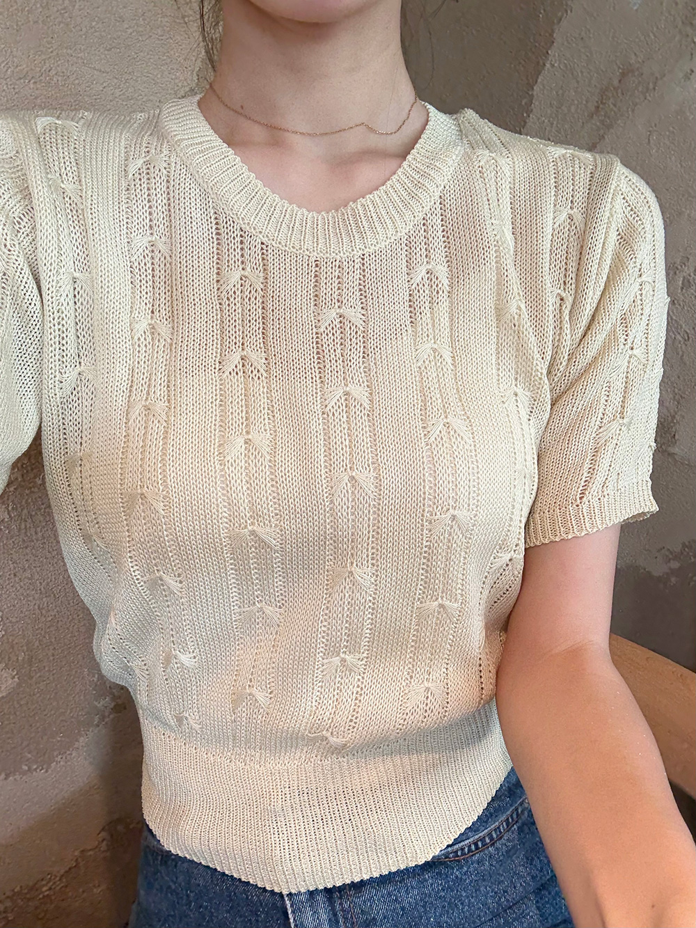 半袖シアーサマーニット | 詳細画像6