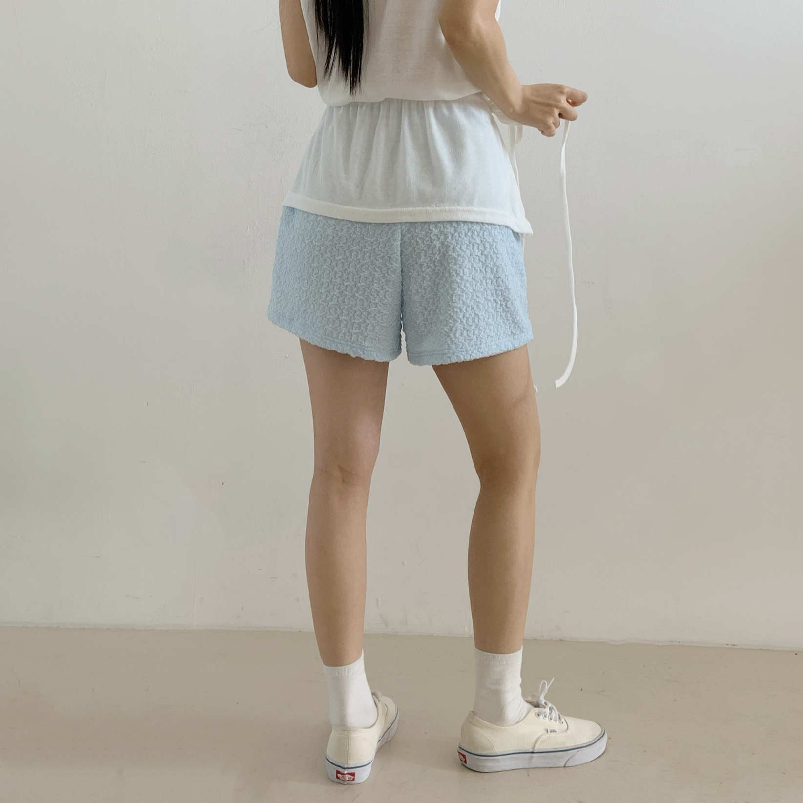 ウエストゴムショートレースカラーショートパンツ | 詳細画像7