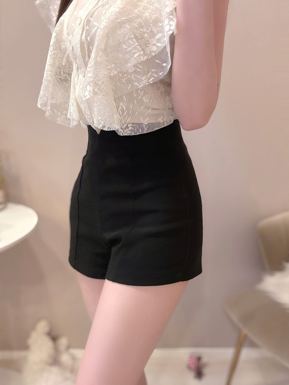 カラーダブルラッフルレースブラウス | 詳細画像7