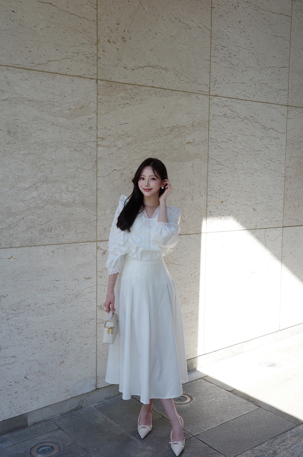 レースラインフリルブラウス | 詳細画像2