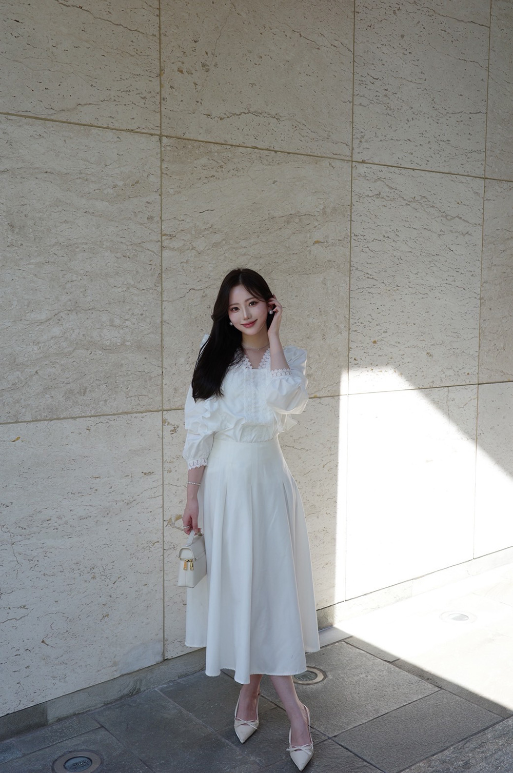 レースラインフリルブラウス | 詳細画像6