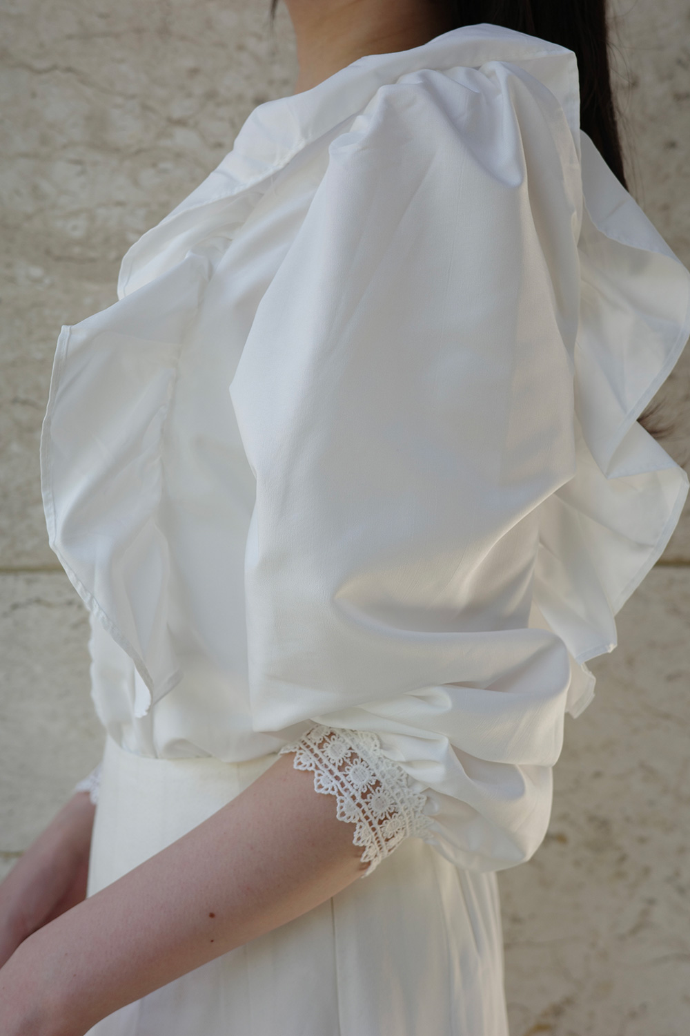 レースラインフリルブラウス | 詳細画像12
