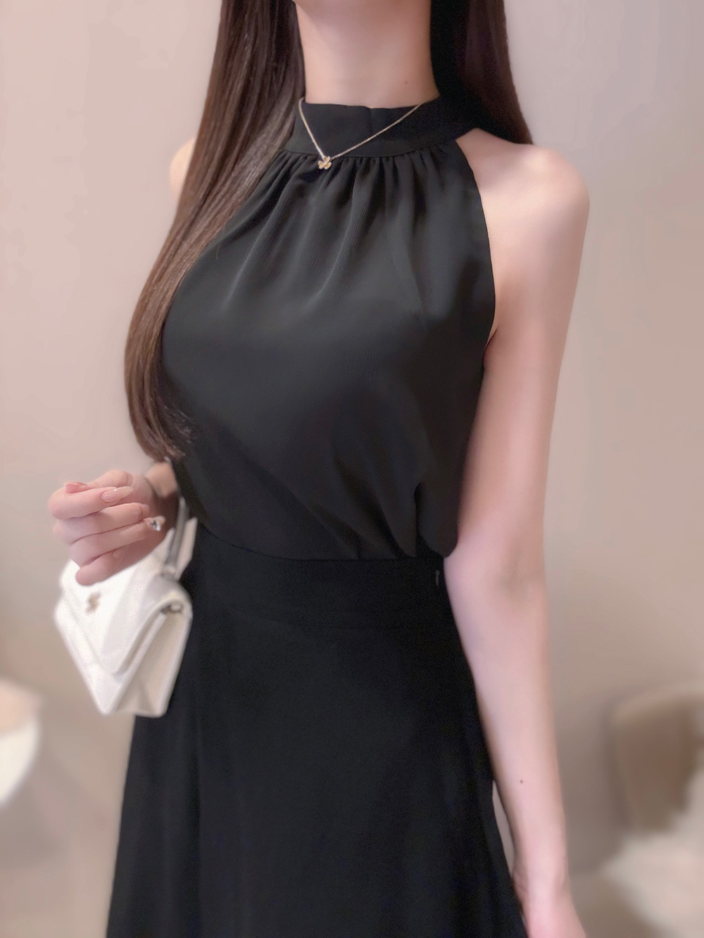 ホルターネックノースリーブブラウス | 詳細画像6