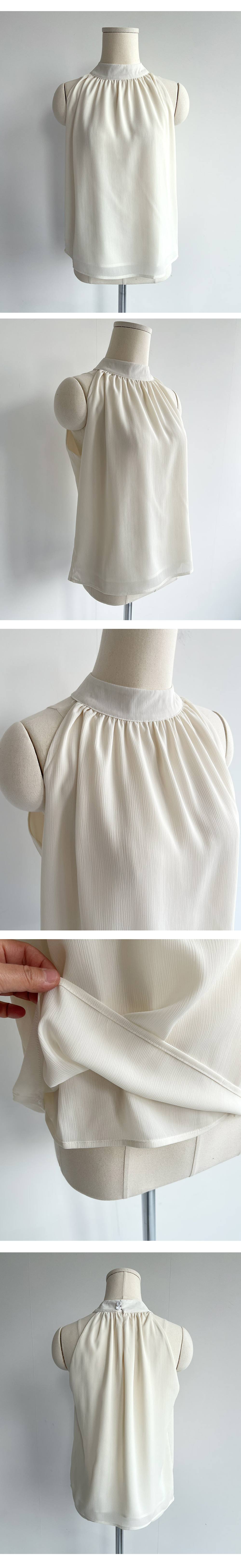 ホルターネックノースリーブブラウス | 詳細画像12