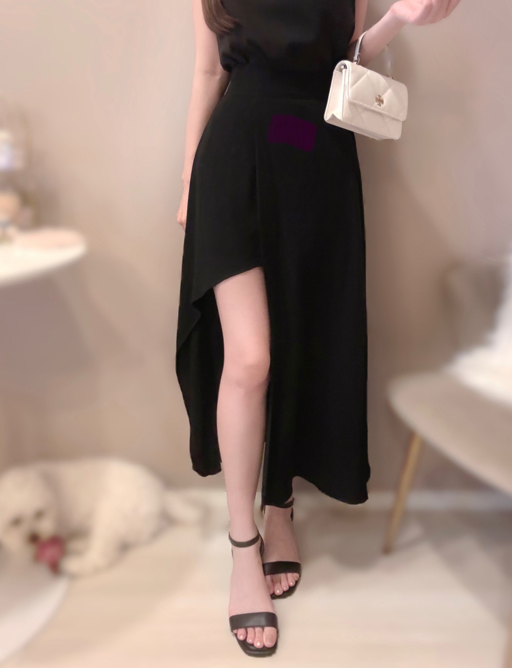 アンバランスフレアマキシスカート | 詳細画像3