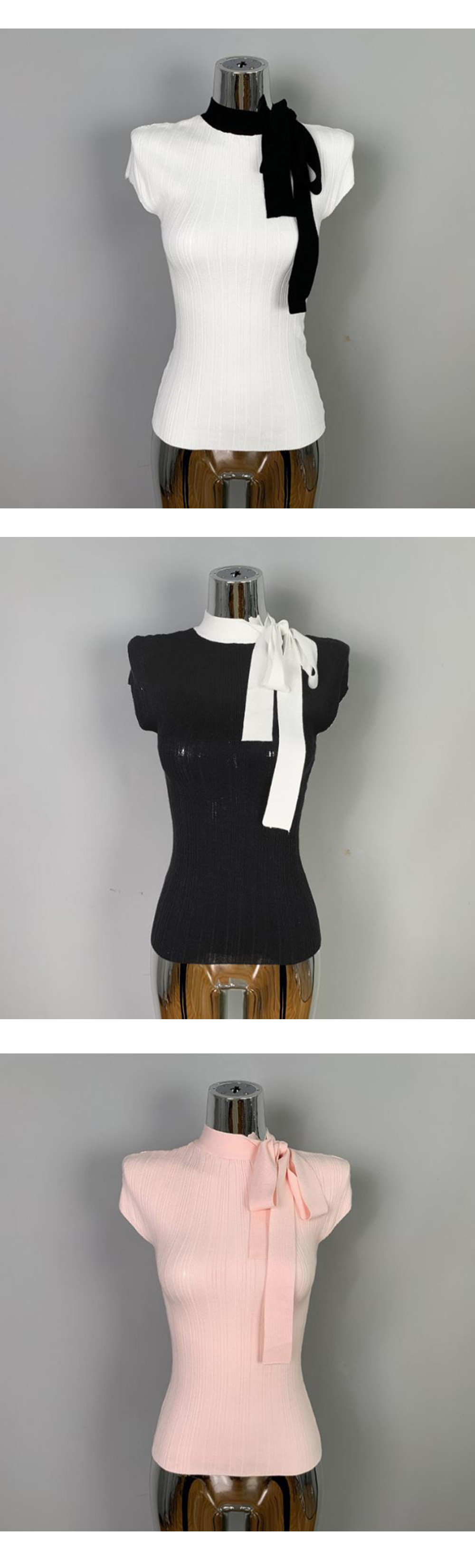 リボンカップスリムニット | 詳細画像9