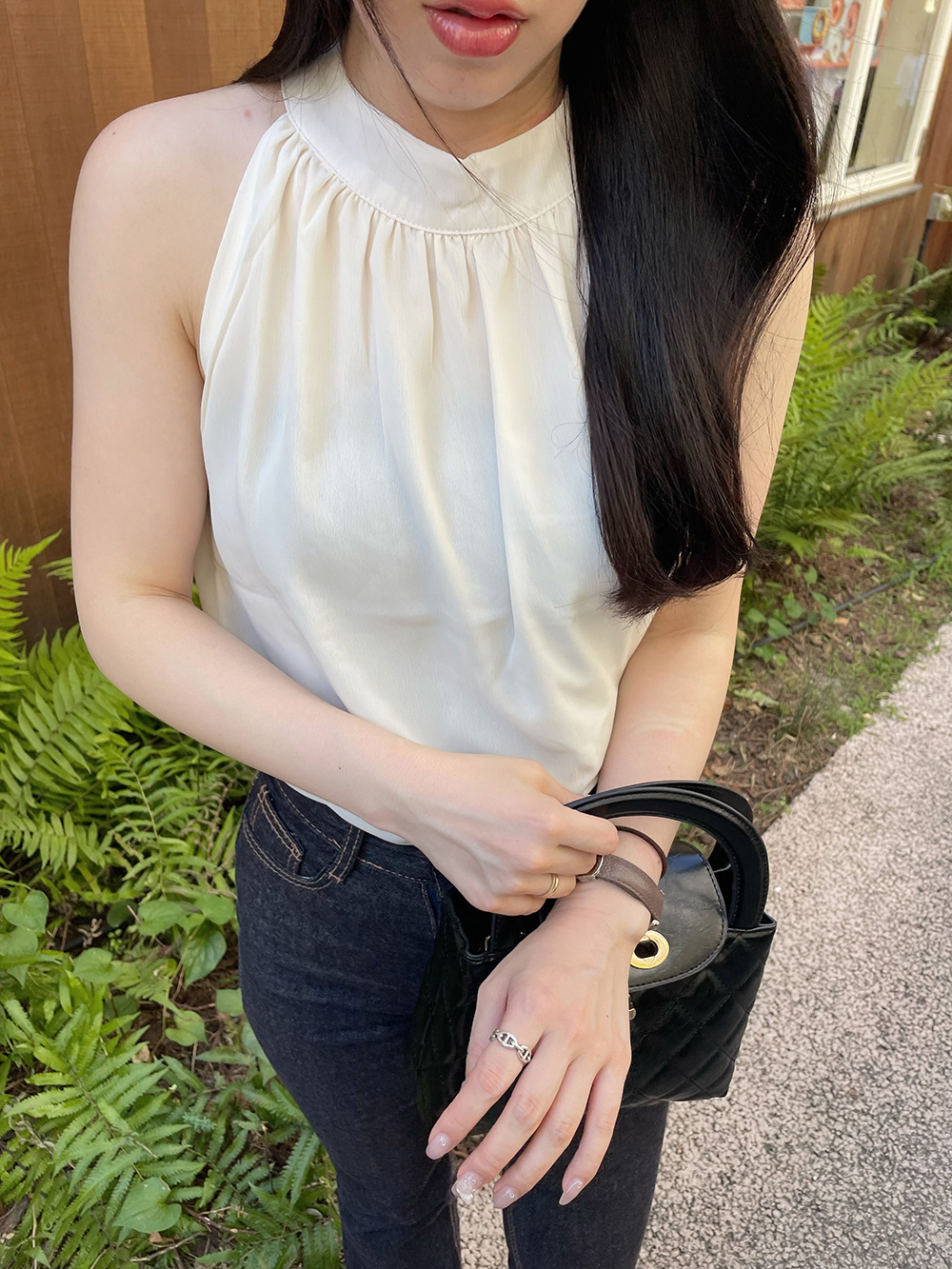 ホルターネックノースリーブブラウス | 詳細画像2