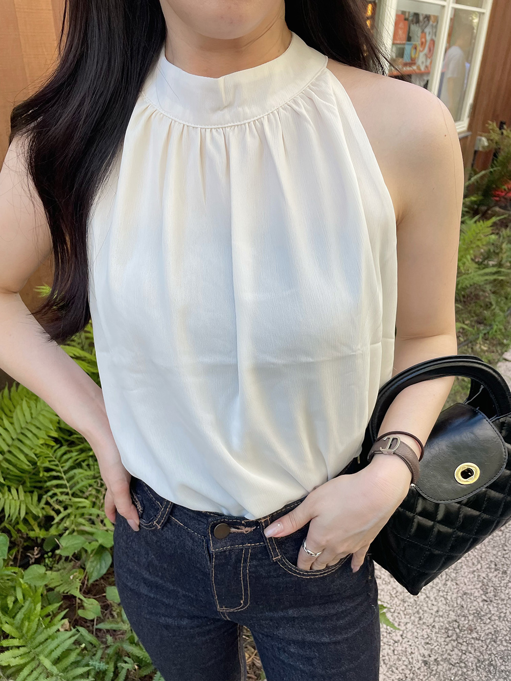 ホルターネックノースリーブブラウス | 詳細画像5