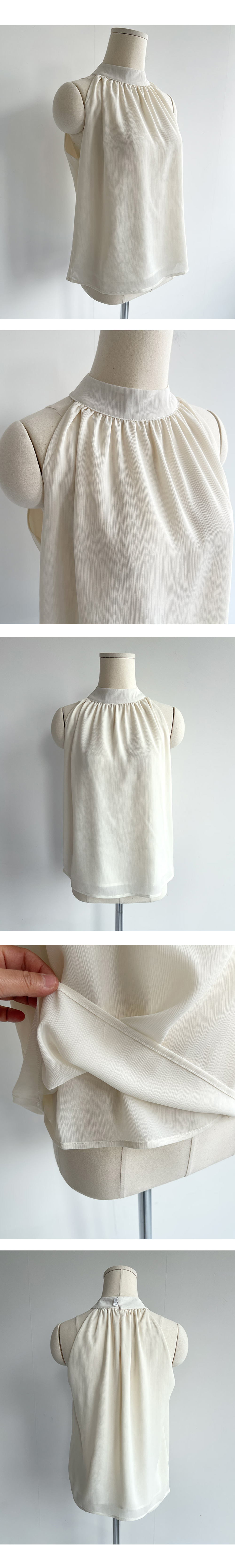 ホルターネックノースリーブブラウス | 詳細画像13