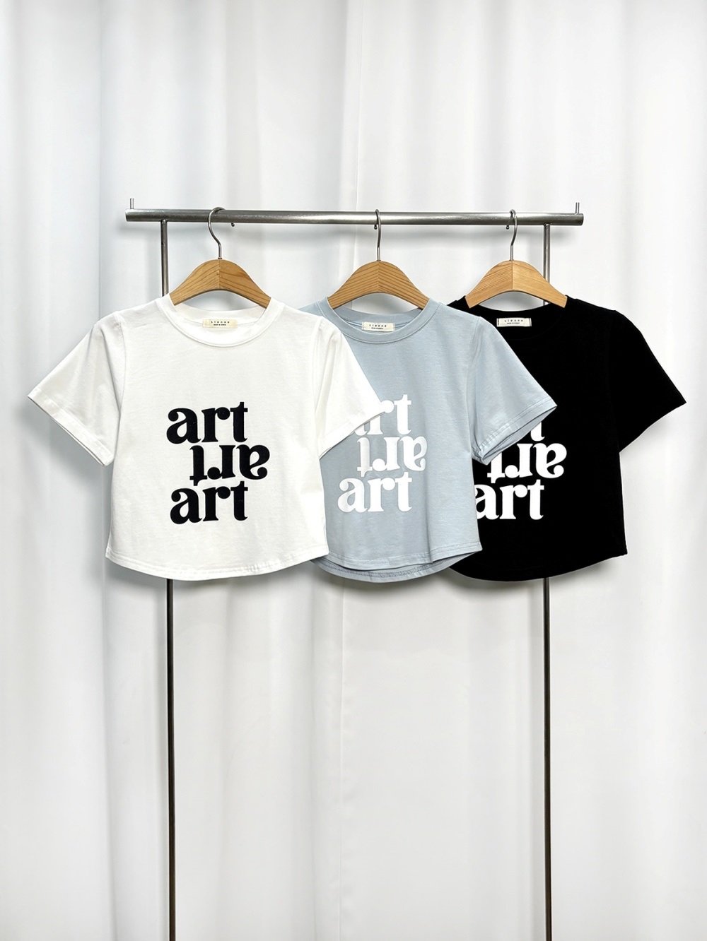 クロップドスリムプリントTシャツ | 詳細画像10