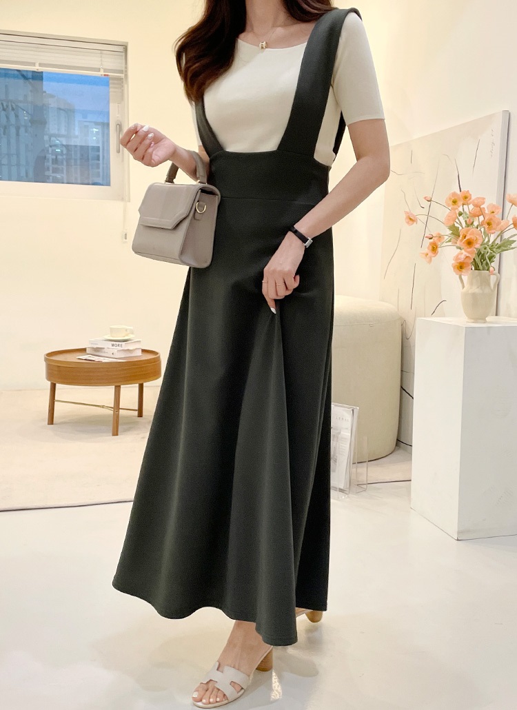 ロングAラインビスチェワンピース | レディースファッション通販 - DHOLIC