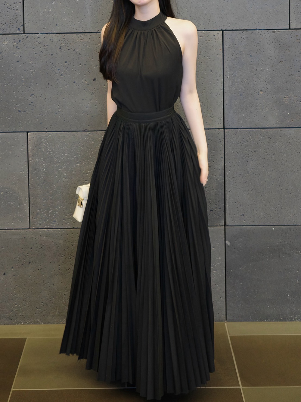 ホルターネックシャーリングブラウス | 詳細画像7