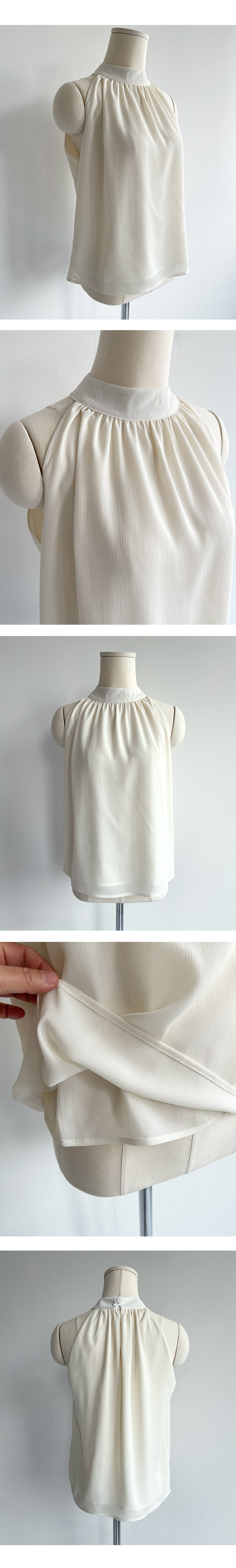 ホルターネックシャーリングブラウス | 詳細画像13