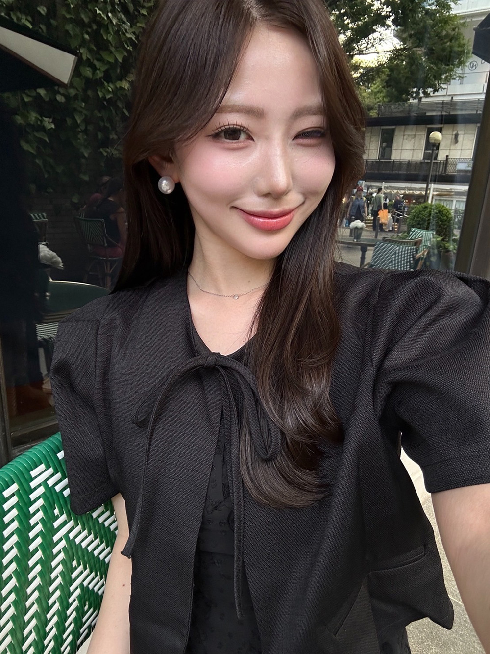 パフスリーブリボン半袖ジャケット | 詳細画像3