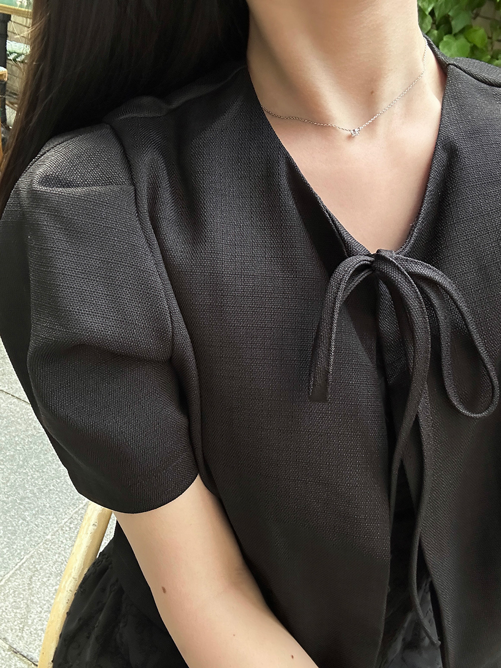 パフスリーブリボン半袖ジャケット | 詳細画像6