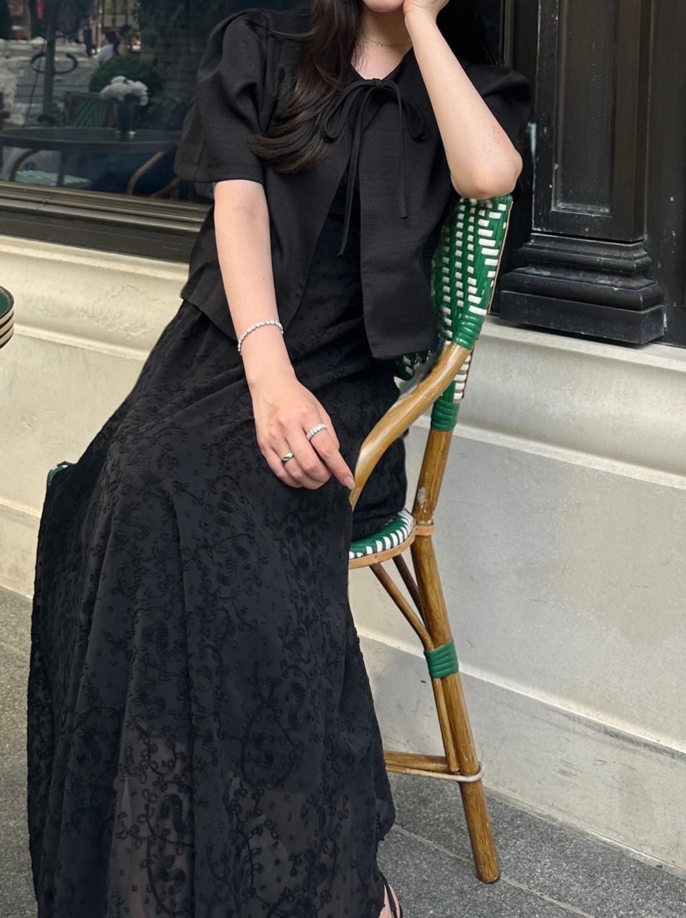 パフスリーブリボン半袖ジャケット | 詳細画像11