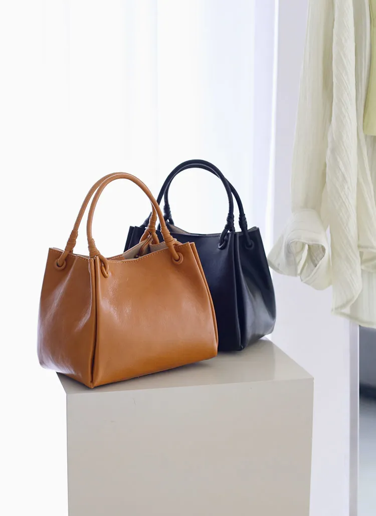2WAYカウレザーショルダーバッグハンドバッグ | whosbag | 詳細画像1