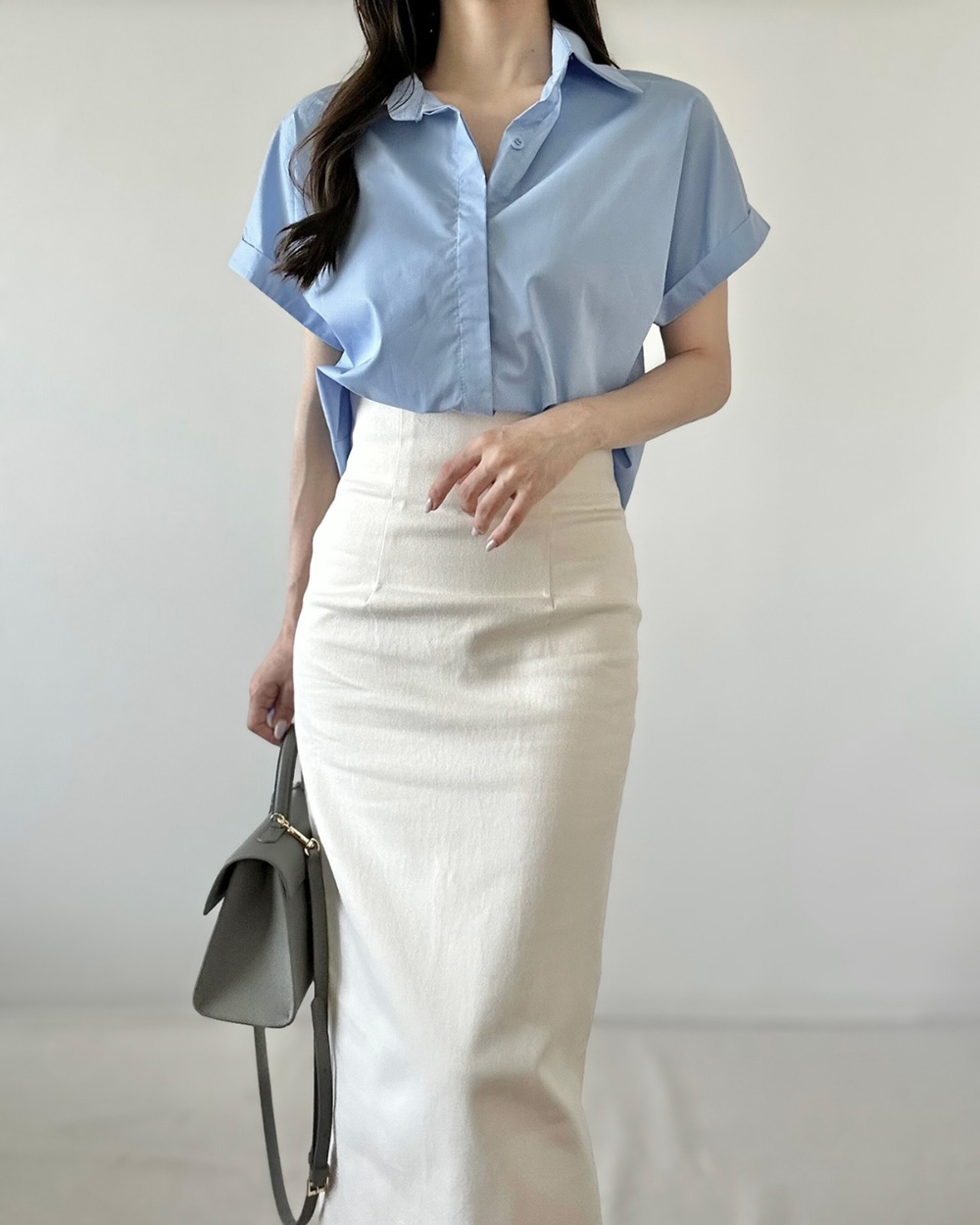半袖ロールアップシャツ | 詳細画像3