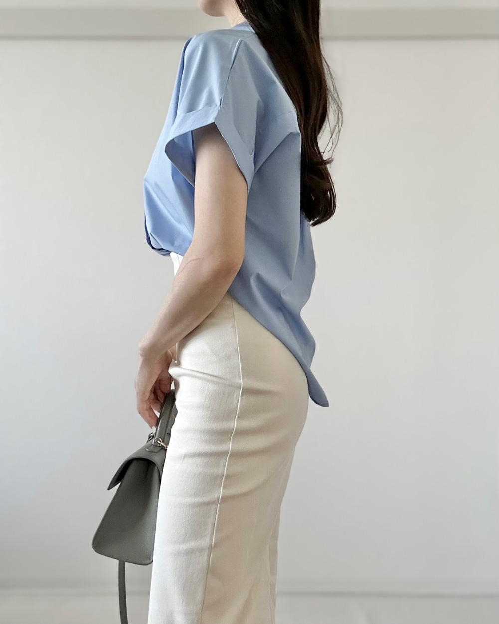 半袖ロールアップシャツ | 詳細画像8