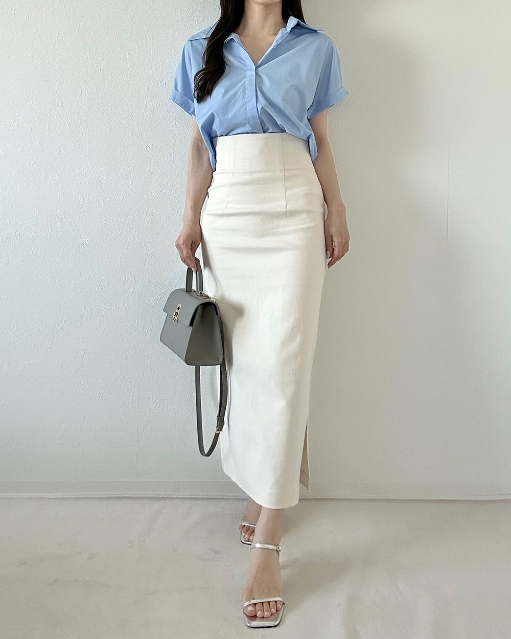 半袖ロールアップシャツ | 詳細画像9