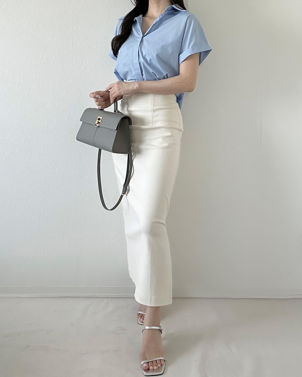 半袖ロールアップシャツ | 詳細画像10