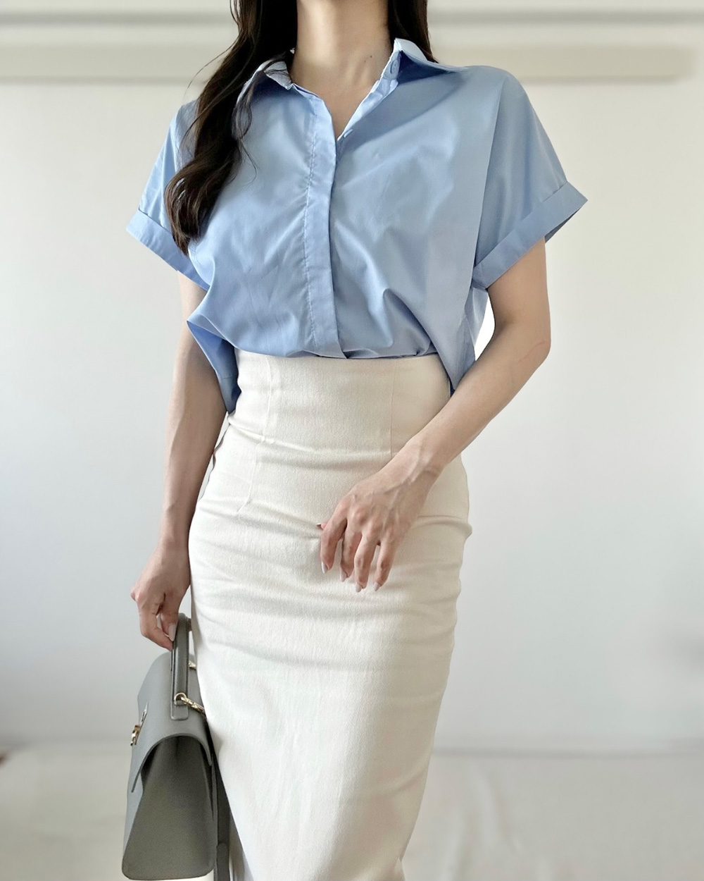 半袖ロールアップシャツ | 詳細画像11