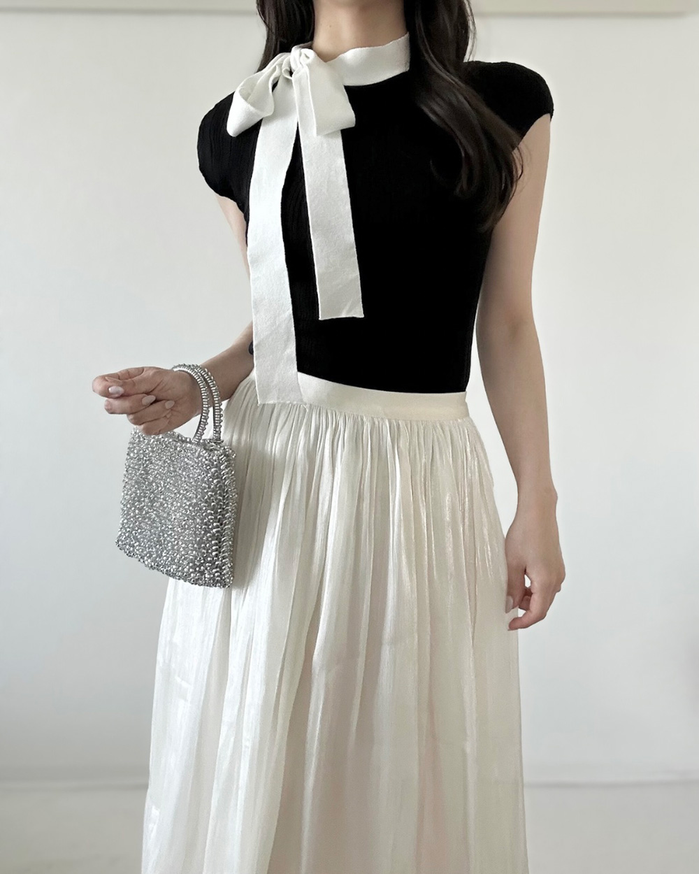 ウエストゴムシフォンスカート | 詳細画像7