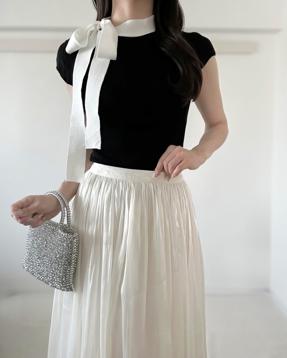 ウエストゴムシフォンスカート | 詳細画像9